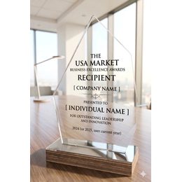 Elmer Acrylic & Wood Classic Trophy