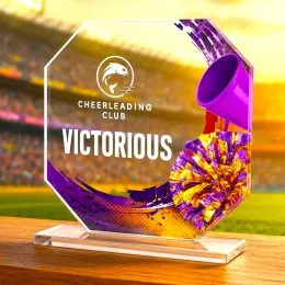Hutton Cheerleader Glass Award