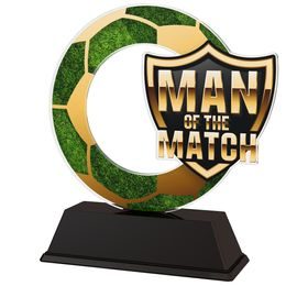 Rio Soccer Man of the Match Trophy