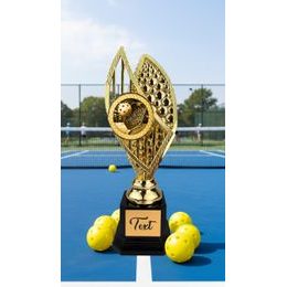 Taft Gold Clay Pickleball Trophy