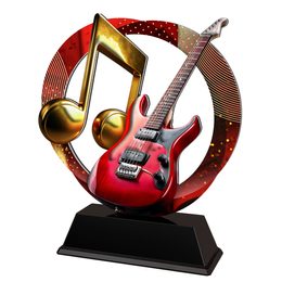 Onyx Stainless Steel Music Trophy