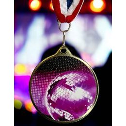 Barnet Glitterball Pink Dance Colour Texture 3D Print MaxMedal