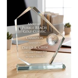 Tampa Jade Crystal Golf Award