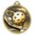 Pickleball Classic Texture 3D Print Gold Medal