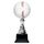 Conroe Silver and White Baseball Trophy