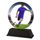 Prague Soccer Player Blue Kit Trophy