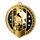 Noir Stainless Steel Firefighter Classic Medal