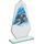 Levita Skiing Color Glass Award