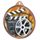 Film Color Texture 3D Print Bronze Medal