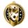 Noir Stainless Steel Soccer Classic Medal