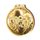Habitat Happy Birthday Gold Eco Friendly Wooden Medal