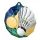 Dodeca Badminton Stainless Steel Logo Insert Medal