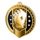 Noir Stainless Steel Card Games Classic Medal