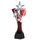 Red and Silver Triple Star Pistol Shooting Trophy