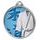 Martial Arts Kimono Color Texture 3D Print Silver Medal