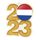 Netherlands Flag Bronze Acrylic 2022 Medal