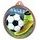 Soccer Boot and Ball Color Texture 3D Print Bronze Medal