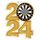 Darts Classic 2024 Acrylic Medal