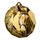 Polygon Classic Stainless Steel Horse Medal
