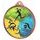 Triathlon Color Texture 3D Print Bronze Medal