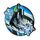Rincon Black Acrylic Ice Skating Medal