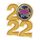 Quiz Night Gold Acrylic 2022 Medal