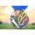 Sacul Cycling Color Texture 3D Print Medal