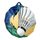 Polygon Stainless Steel Badminton Medal