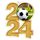 Soccer 2024 Acrylic Medal