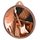Electric Guitar Classic Texture 3D Print Bronze Medal