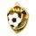 Molten Stainless Steel Soccer Classic Medal