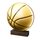 Sierra Classic Basketball Ball Real Wood Trophy