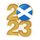 Scotland Flag Acrylic 2023 Medal