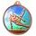 Gymnast Boys Silhouette Color Texture 3D Print Bronze Medal