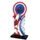 Lassie Red and Blue Paw-print Rosette Trophy