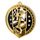 Noir Stainless Steel Motorsport Classic Medal