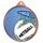 Netball 3D Texture Print Full Color 2 1/8, Medal - Bronze