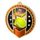 Noir Stainless Steel Tennis Medal