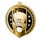 Noir Stainless Steel Badminton Classic Medal