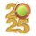 Tennis 2025 Acrylic Medal