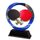 Onyx Stainless Steel Table tennis Trophy
