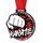 Giant Karate Black Acrylic Medal