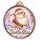 Santa Run (Pink) Christmas 3D Texture Print Full Color 2 1/8 Medal - Bronze