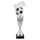 Silver Soccer Goal Acrylic Top Trophy
