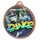 Street Dance Color Texture 3D Print Bronze Medal