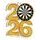 Darts 2026 Acrylic Medal