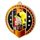 Noir Stainless Steel Firefighter Medal