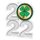 Irish Clover 2022 Silver Acrylic Medal