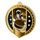 Noir Stainless Steel Ice Hockey Classic Medal