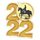 Horse Dressage Gold 2022 Acrylic Medal